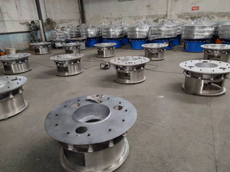 80臺超聲波振動篩生產趕制中