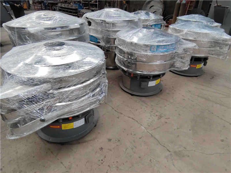 江蘇和浙江客戶旋振篩、檢驗篩、振動電機發貨