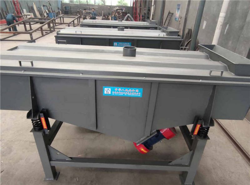 七臺1030兩層直線篩已經(jīng)做好，準(zhǔn)備發(fā)貨