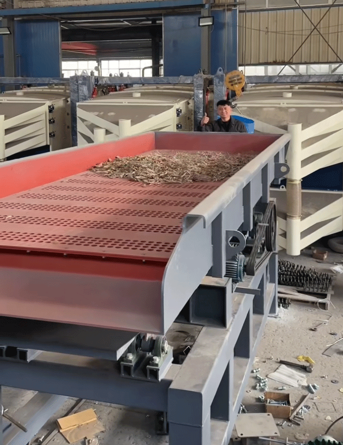 2050型重型往復篩，出口希臘，效果杠杠滴！